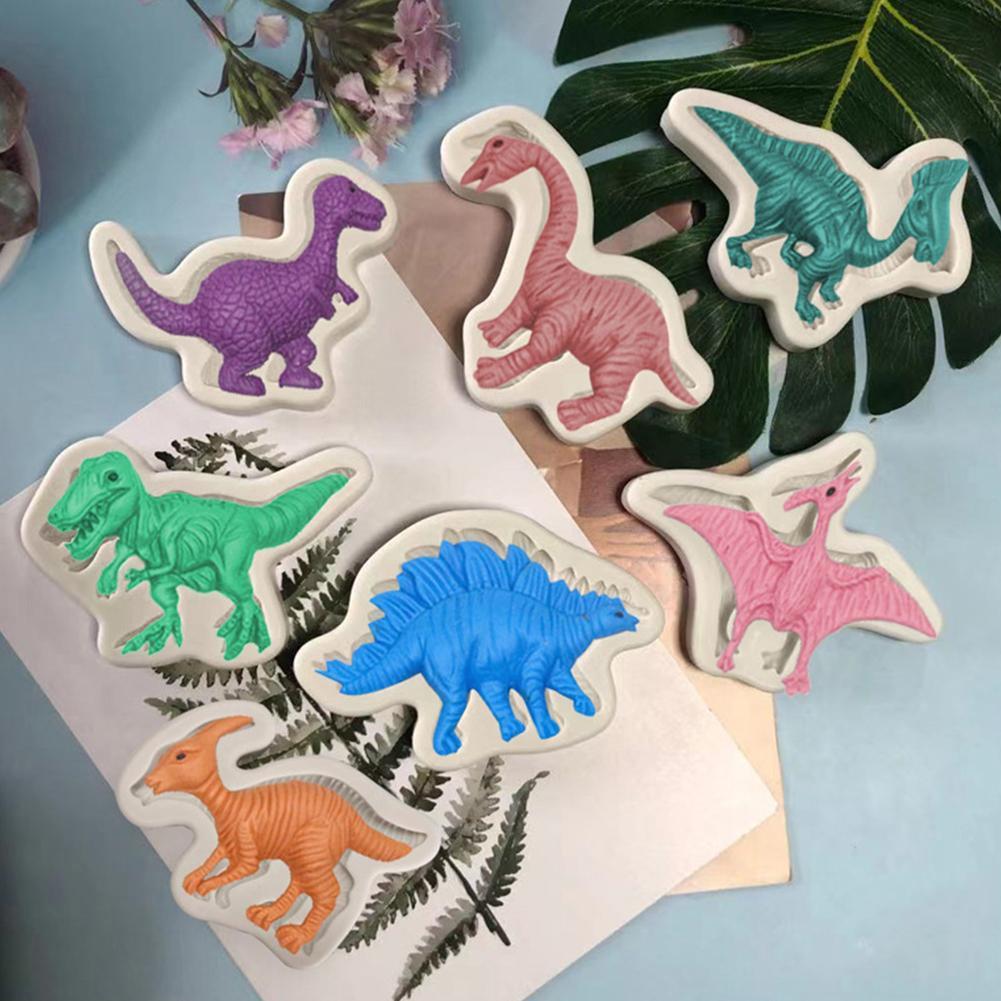 3d Dinosaurus Siliconen Cakevorm Voor Bakken Dier Chocolade Cookie Cake Decoratie Mold Diy Fondant Biscuit Bakken Meubi W1p7