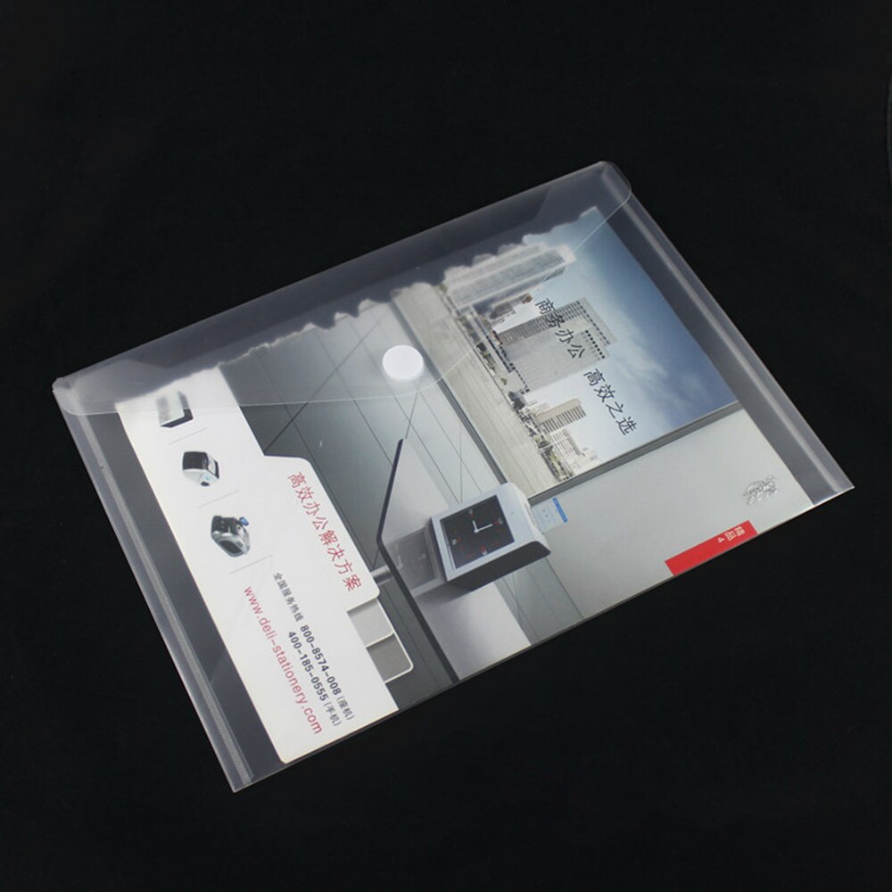 5 teile/satz Transparent Kunststoff 4 Ordner Datei Tasche Dokument Halten Taschen Ordner Einreichung Papier Lagerung Büro Schule Liefert 3 aufträge