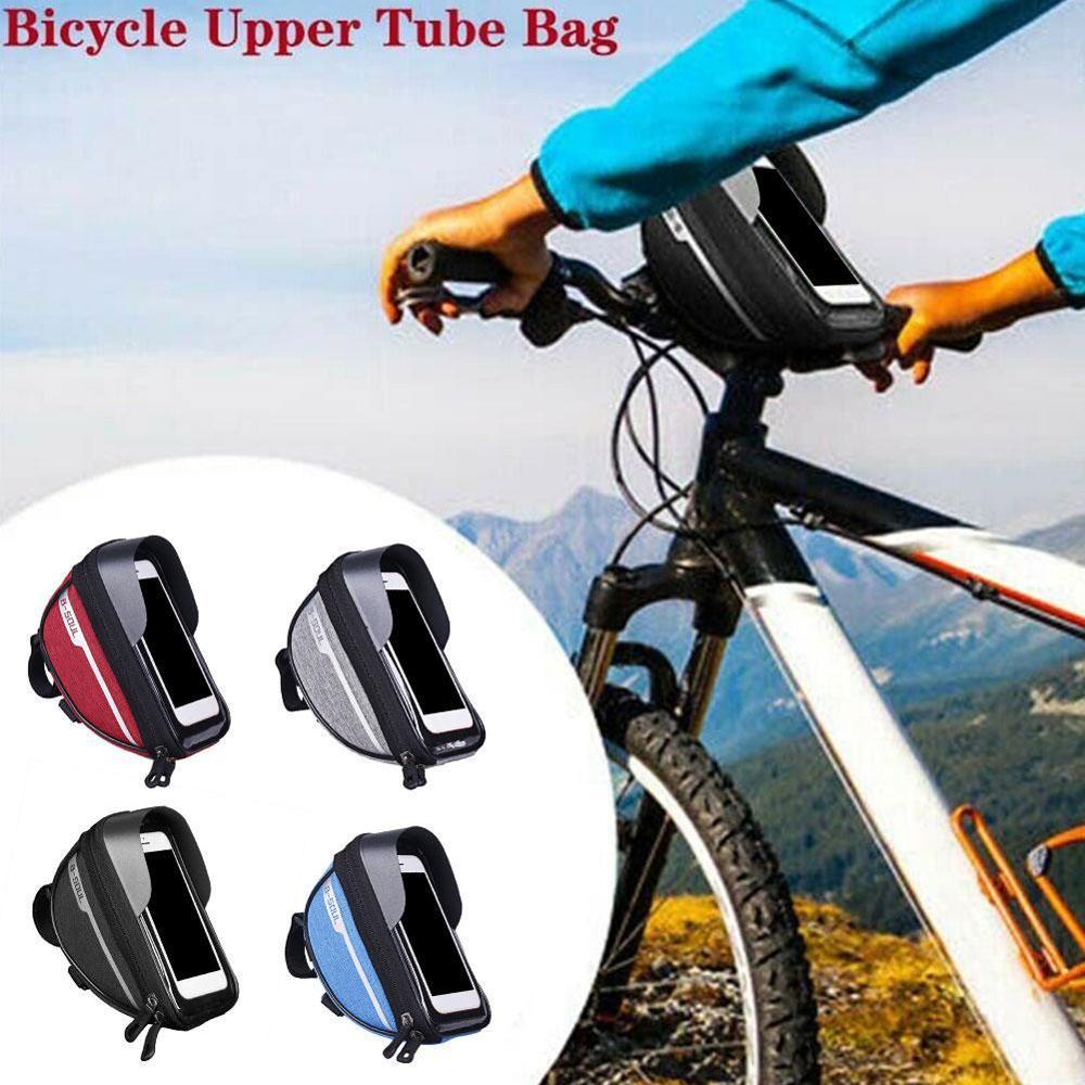 Bolsa para manillar de bicicleta, bolsa para teléfono móvil, Hengbao, accesorios para bicicleta de montaña o de carretera