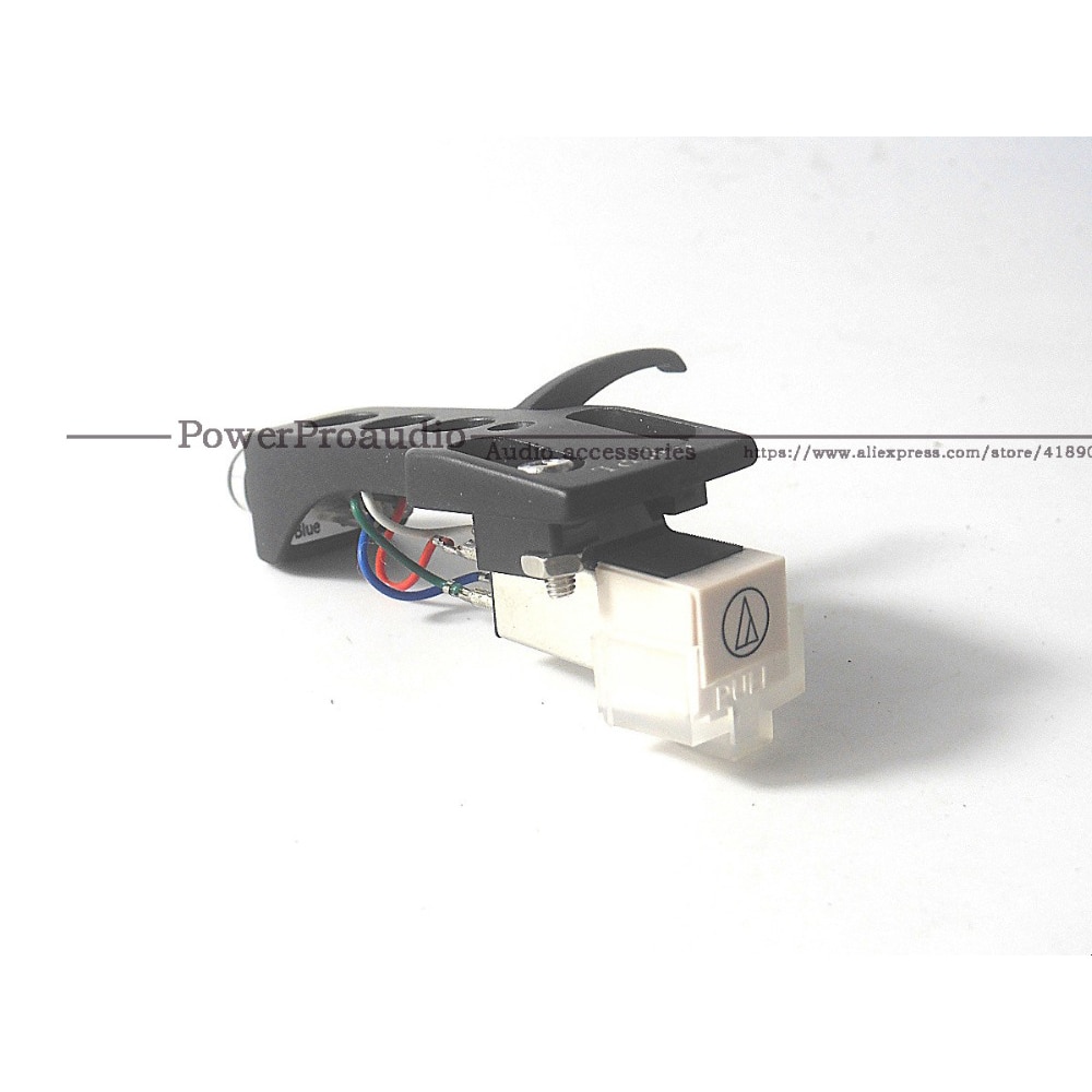 Black Metal Draaitafel Headshell + AT3600L Cartridge + Stylus Voor Platenspeler Fonograaf