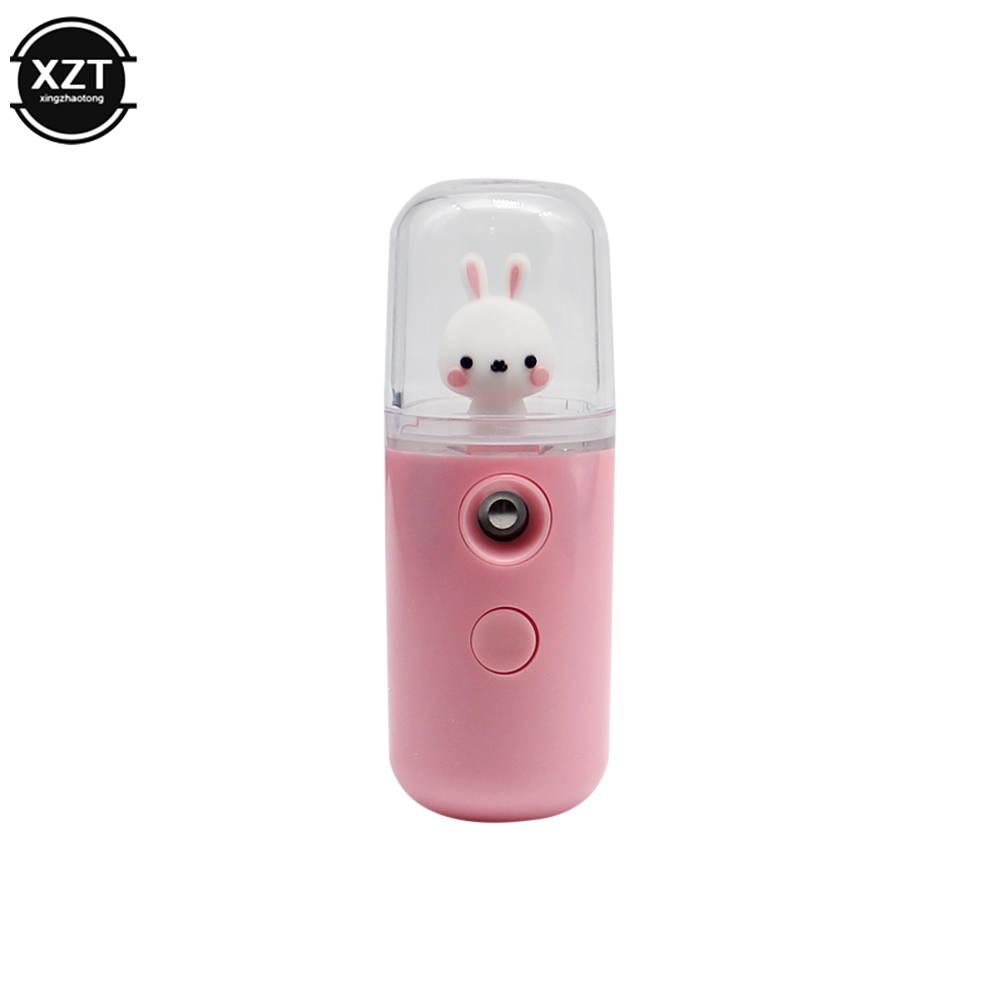 Portable Air Humidifier 30ml USB Atomizer Air Purifier Aromatherapy Essential Oil Diffuser Hydrator: Red