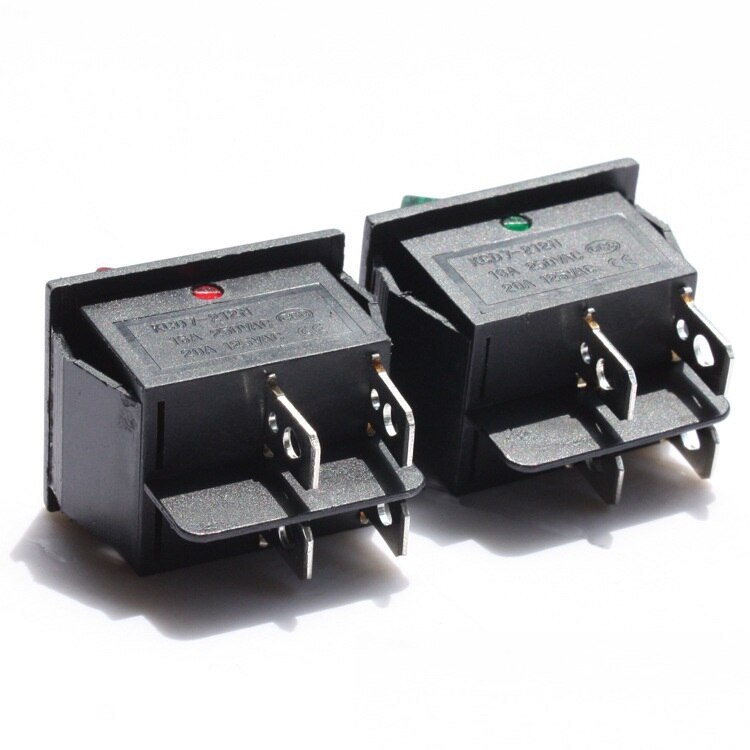 Latching Rocker Switch Power Switch I/O 4 Pins 16A 250VAC 20A 125VAC KCD4
