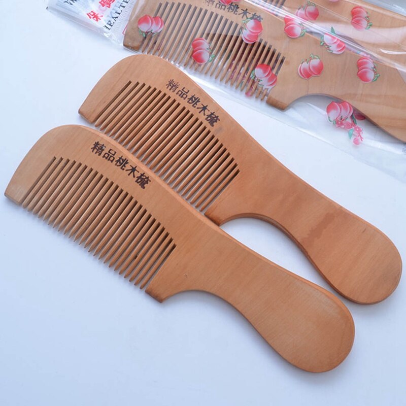 Newborn Baby Natural Wooden Comb Brush Newborn Hair Brush Infant Head Massager Safety Baby Comb Hair Bath Comb Hair Care Tools