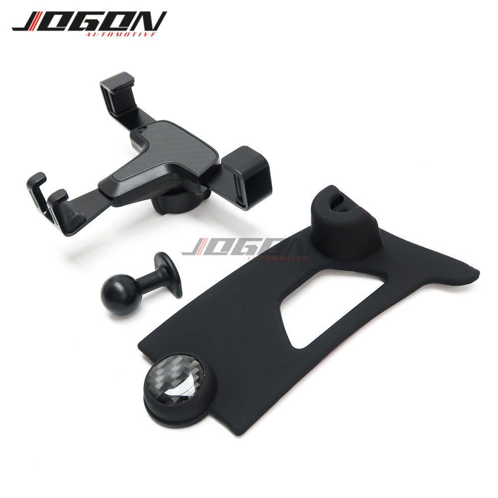 Carbon Look For Ford Focus MK3 3.5 Car Accessories Console Air Vent Cradle Cell Phone Holder Support GPS Stand Mount