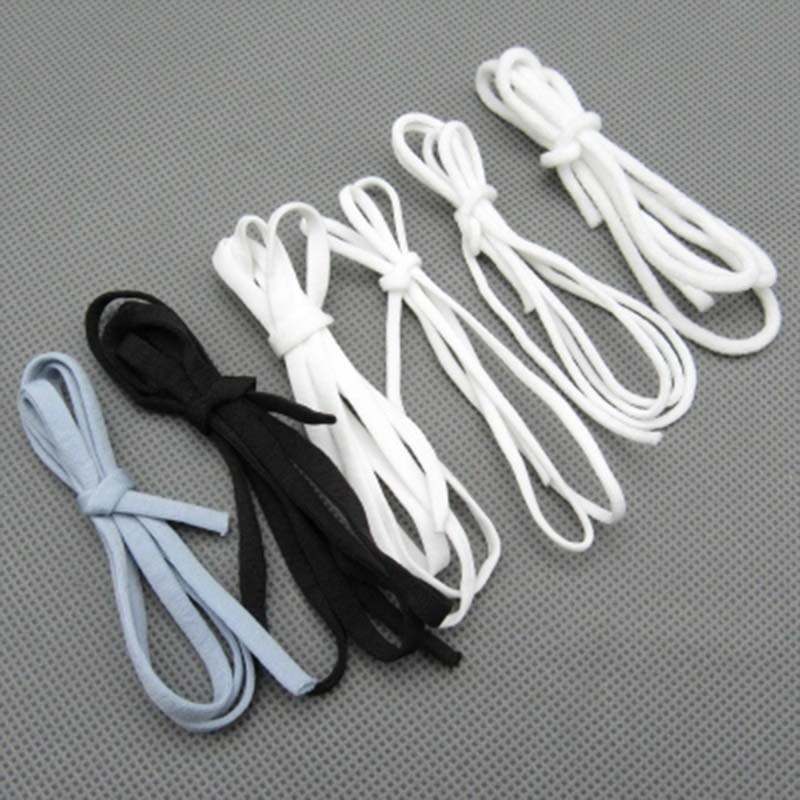 Masque souple coloré pour masques 10 m/Lot | Avec noyau, corde ronde plate élastique, bande caoutchouc, accessoire de couture de bricolage