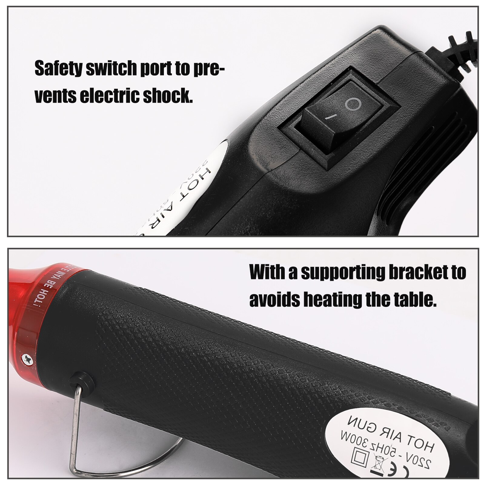 Diy Air Machine Diy Gebruik Van Warmte Machine Met Ondersteunende Beugel Elektrische Air Power Tool Krimpen Kunststoffen Diy Gereedschap