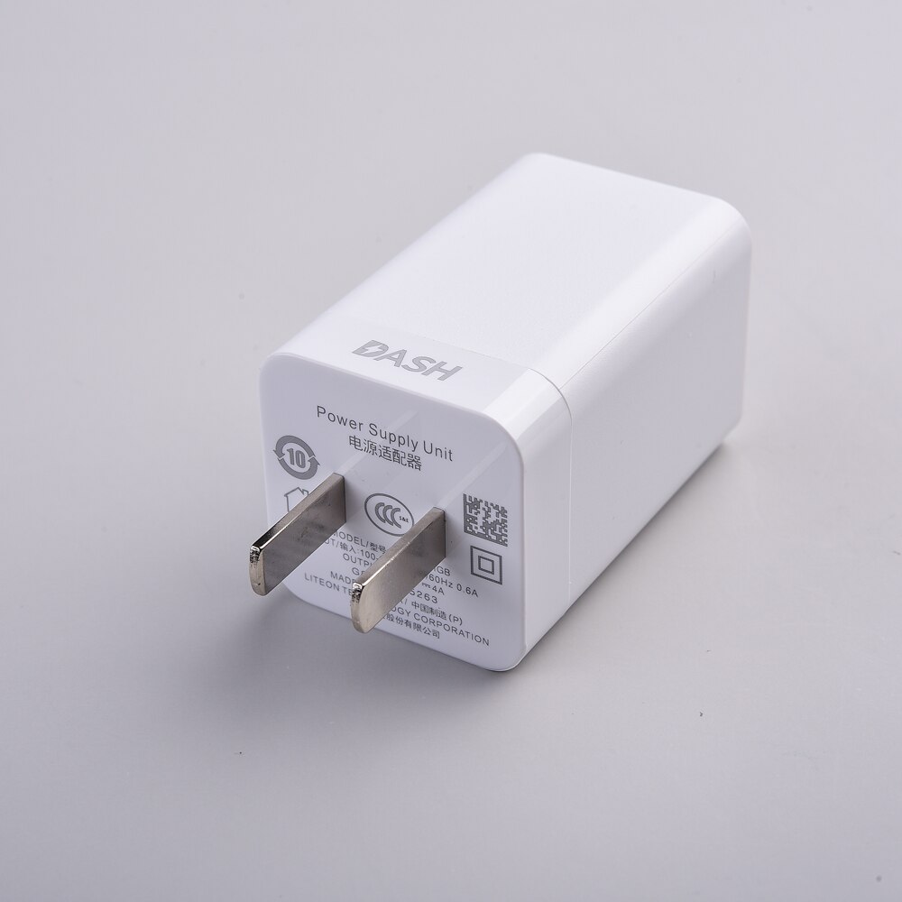 Oneplus-cargador de tablero de 20W Original, adaptador 5V4A, 4A, tipo C, Cable USB para teléfonos inteligentes One Plus 1 + 3 3T 5 5T 6 6T OPPO Realme Vivo: US Charger Only