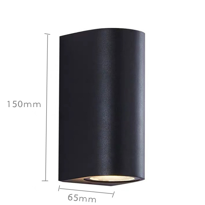 LED 5W Outdoor Wall Light GU10 Adjustable Folding Sconce Waterproof IP65 Outside Porch Lights Courtyard Garden Wall Lamp Fixture: WHITE / 6W