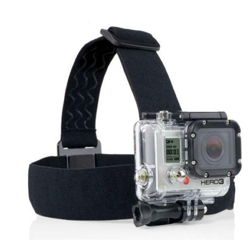 Actie Camera Hoofdband Head Belt Strap Mount Voor Gopro Hero 6 3 4 5 Xiaomi Yi Sjcam SJ4000 SJ5000 Eken h9 Helm Sport Accessoire