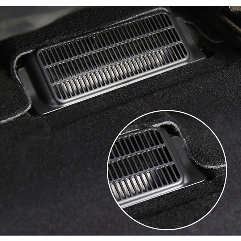 Voor Tesla Model 3 Onder Seat Airconditioner Warmte Vloer Duct Vent Outlet Grille Beschermende Cover