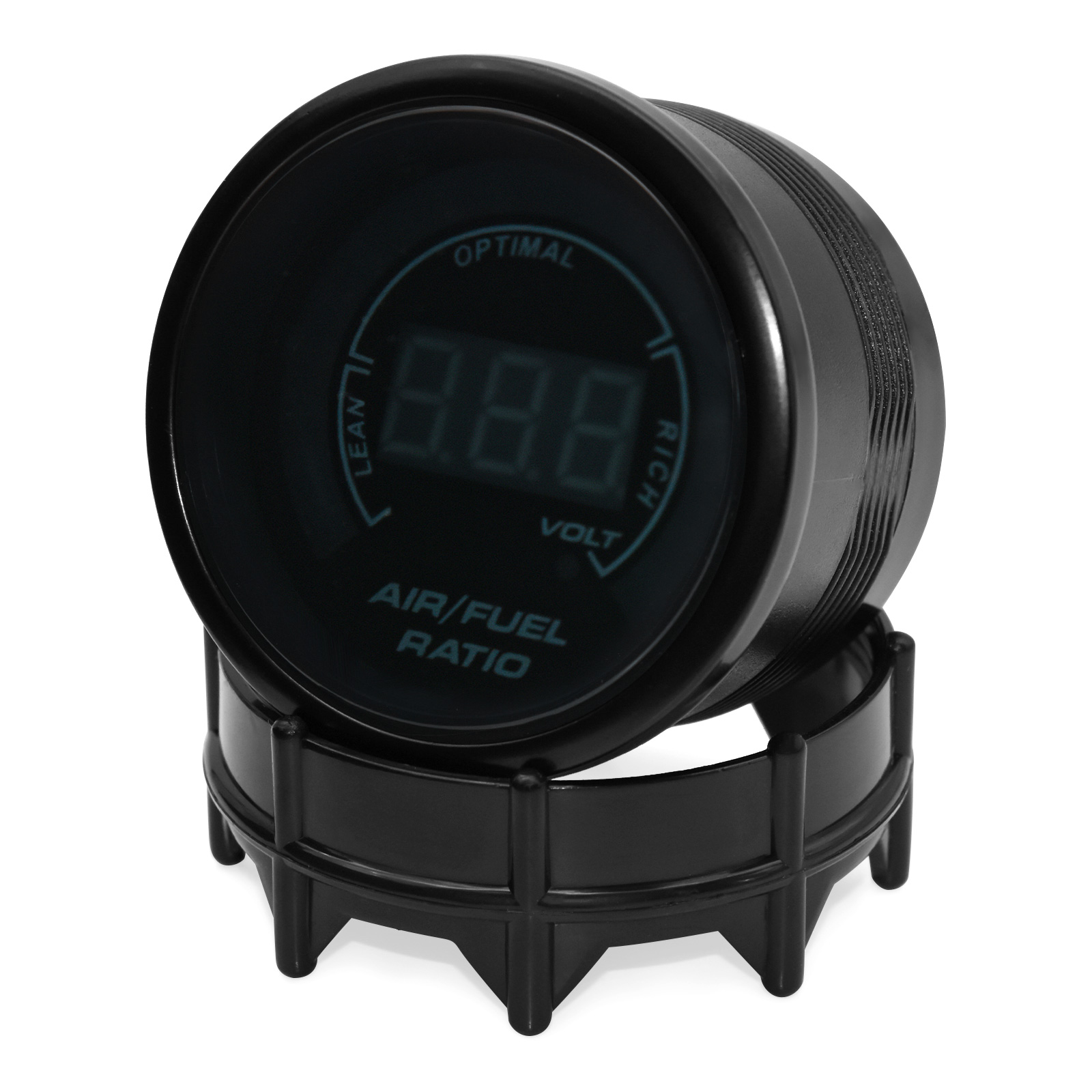 52mm Digital Car AFR Gauge 2 in 1 AFR Gauge Voltmeter Racing Gauge Air Fuel Ratio Gauge Narrowband for 12V Car Volt Meter