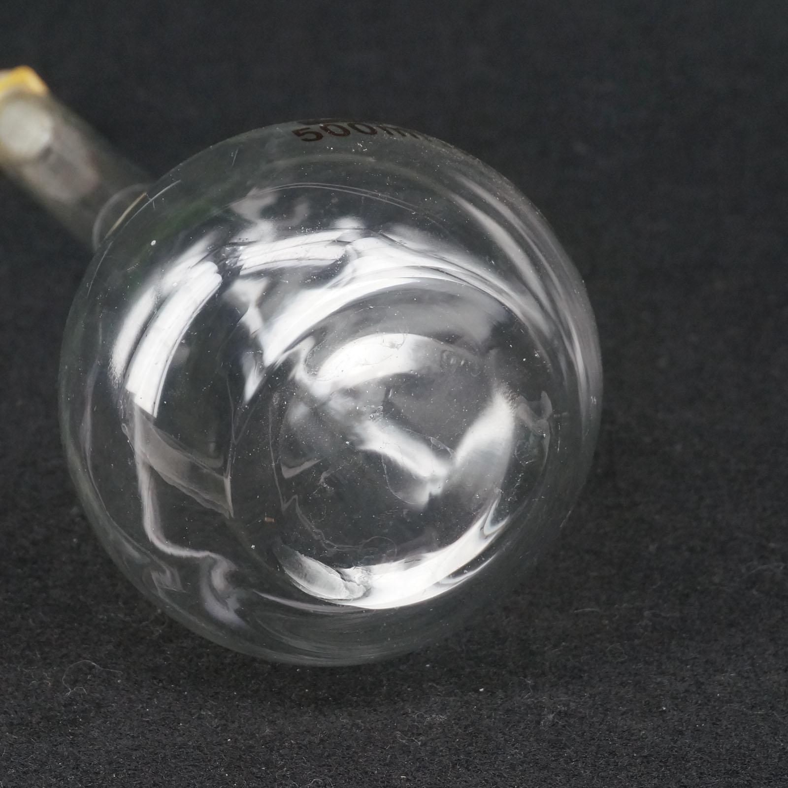 500ML Lab Volumetric Flask Class A G3.3 Borosilicate Glass With Stopper White