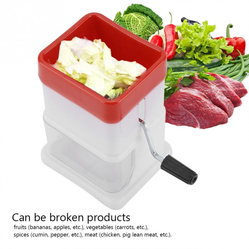 Portable Meat Mincer Grinder Manual Ice Shaver Shredding Machine Crusher For Shaved Ice Snow Cone Mayitr Fruit Vegetable Tools