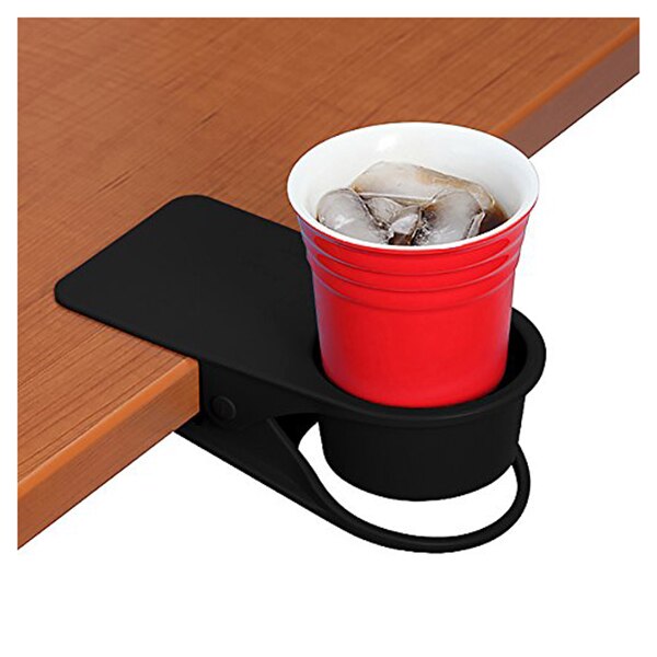 Drinken Bekerhouder Clip - Home Office Tabel Desk Side Enorme Clip Water Drank Soda Koffie Mok Houder Cup schotel Clip Des: Default Title