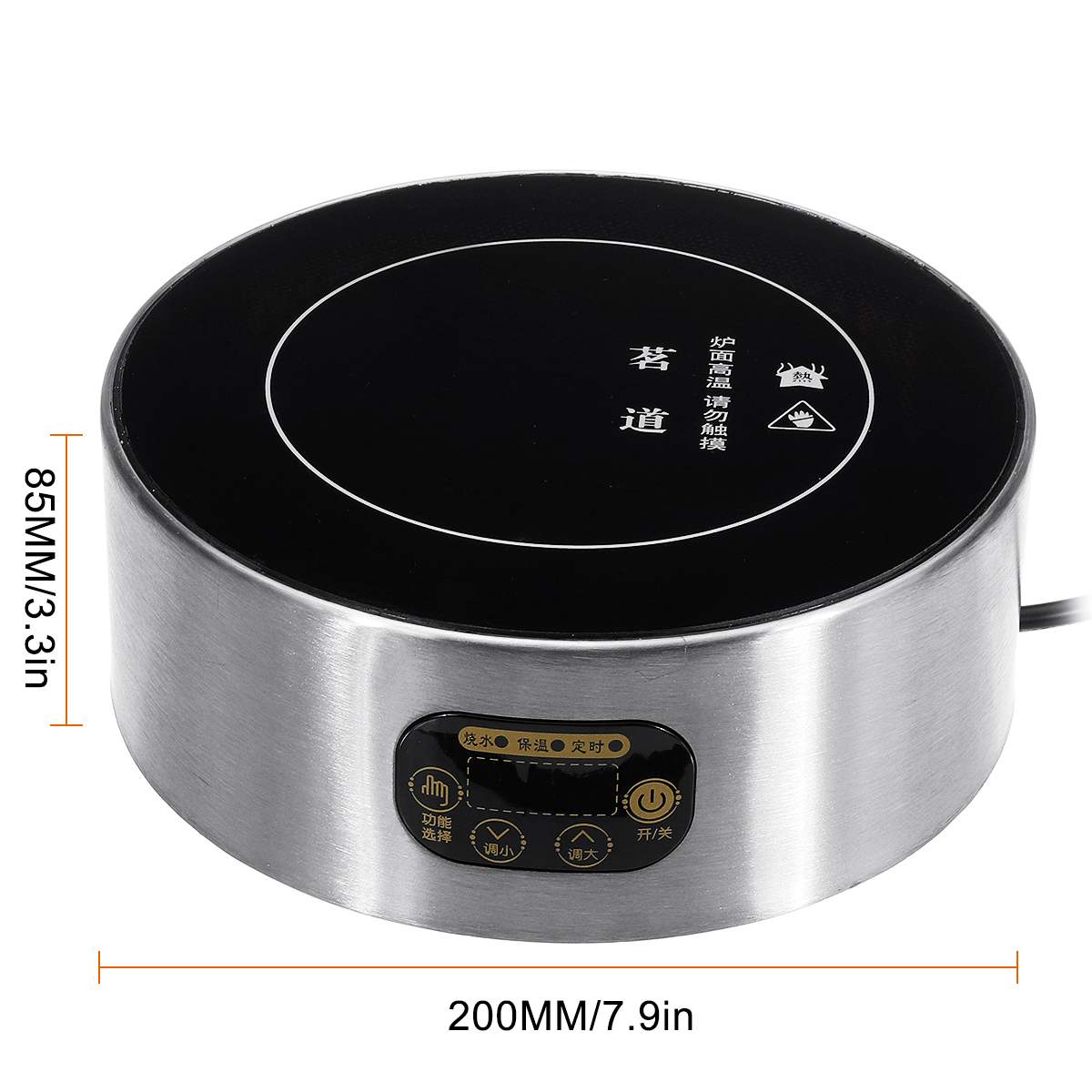 1500W No Radiation Water Boiling Induction Cooker Sensor Touch Electric