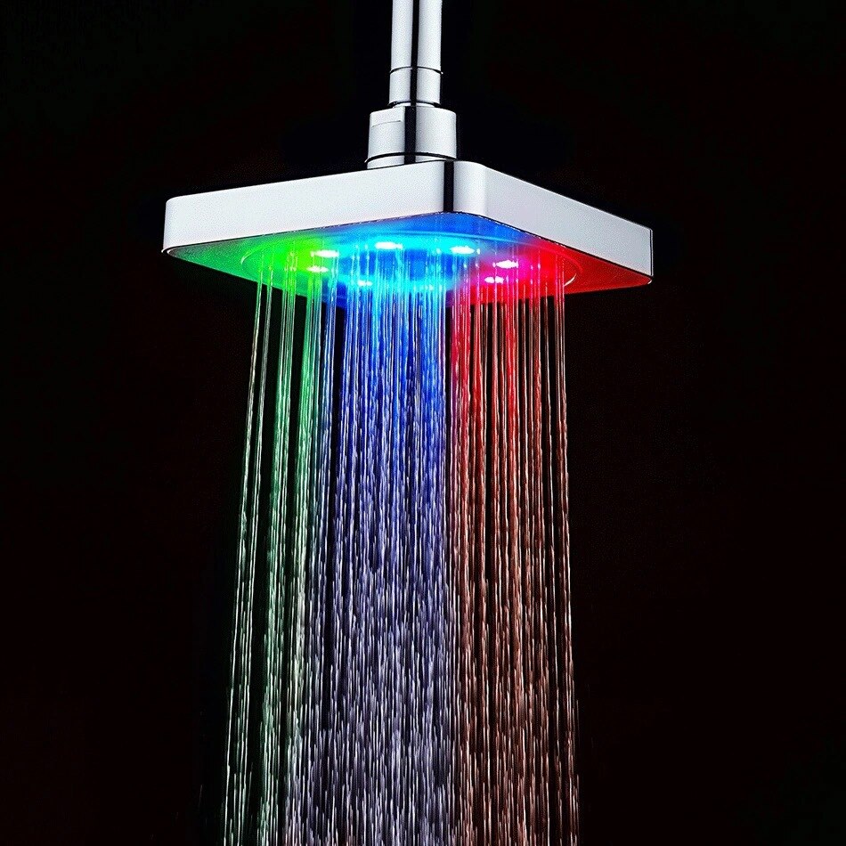 LED Shower Head Colorful self-discoloring shower nozzle