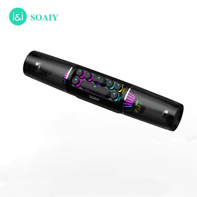 Soaiy SH19s Bluetooth Speaker High-Power Rgb Gaming Speaker Draadloze Bass Kolom Subwoofer 3D Surround Soundbar Computer Speaker