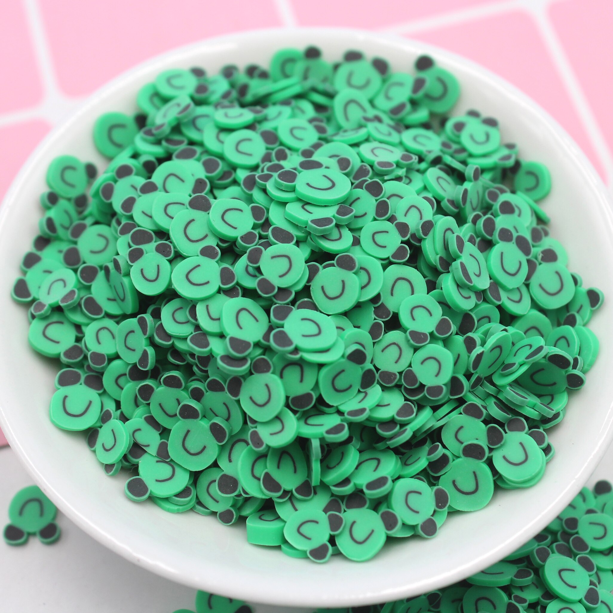 100g/Lot Lovely Frog Slices Polymer Clay Cute Animal Soft Pottery for Toys Decoration DIY Crafts Filler Accessories: Default Title