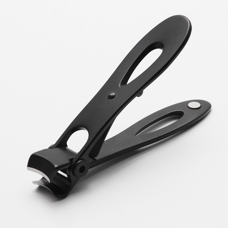 Germany Stainless Steel Nail Clippers Trimmer Manicure Nail Cutter Butterfly Pedicure Finger Toe Scissors Nail Clipper Big Size: Black