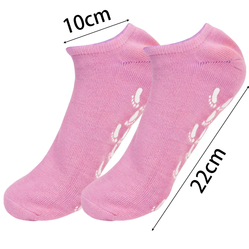 Mascarilla hidratante de silicona, calcetines, exfoliantes reutilizables, guantes protectores antigrietas, herramientas para eliminar la piel muerta seca, cuidado de los pies y las manos: Gris claro