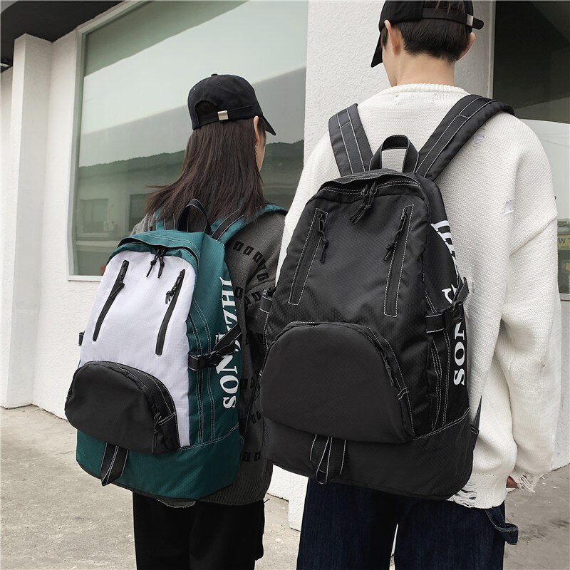 Harajuku Frauen Nylon Rucksack männer reisen Rucksack Kühlen Bookbag Schüler schule taschen für Teenager mädchen jungen