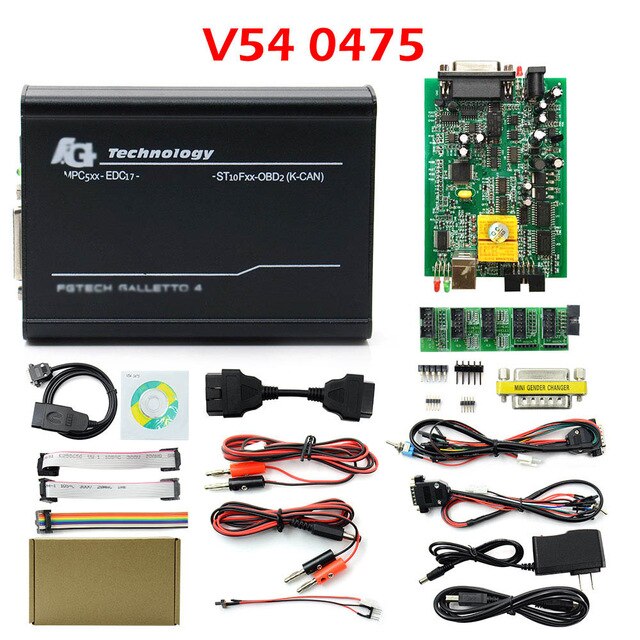 FGtech VD300 V54 0386 0475 Galetto 4 Scanner de Code maître outil de réglage de puce ECU FG Tech v54 BDM-TriCore OBDII Support BDM: 0475