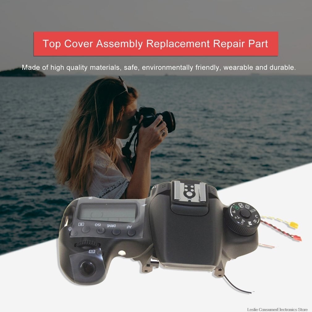 Para cámara Canon EOS 70D conjunto de carcasa superior reemplazo pieza de reparación OEM unidad de repuesto de cámara