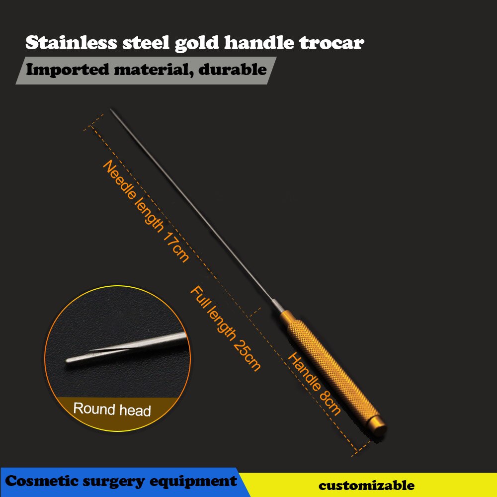 Gezichtsweefsel Punctie Gids Naald - Roestvrij Staal Huid Gids Breker Tool: G
