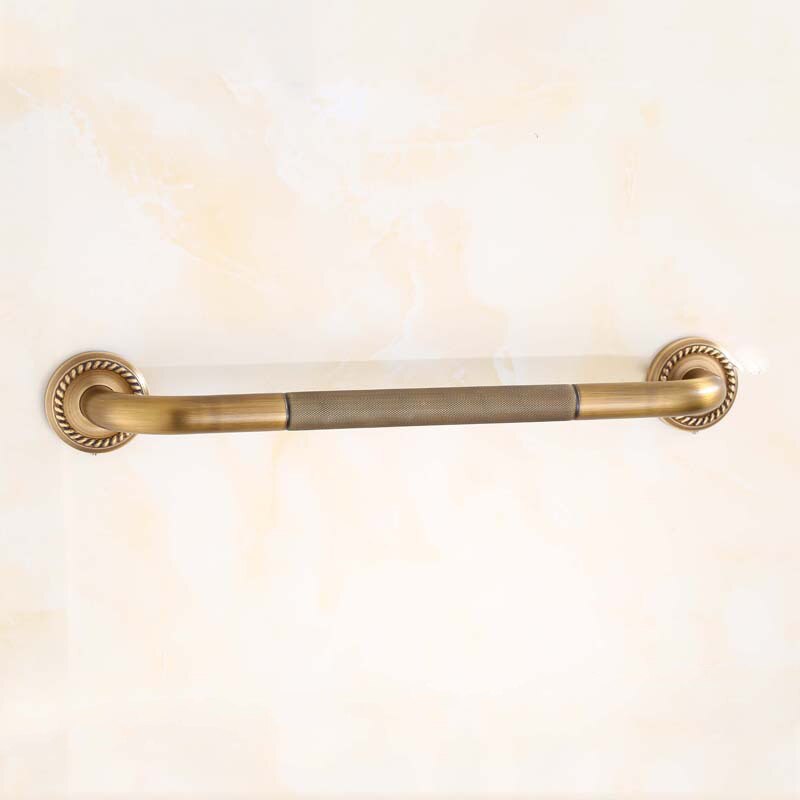 Bathtub Grab Bar Antique Brass Grab Bar Grab Rail Armrest Handle 50cm Toilet Elderly Handrail Home Safety Wall Mounted: Default Title