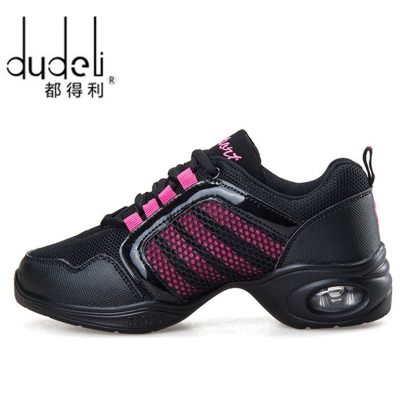 DUDELI EU35-42 deportes característica suela exterior blanda respiración zapatos de baile zapatillas para mujer zapatos de practica zapatos de danza moderna Jazz descuento