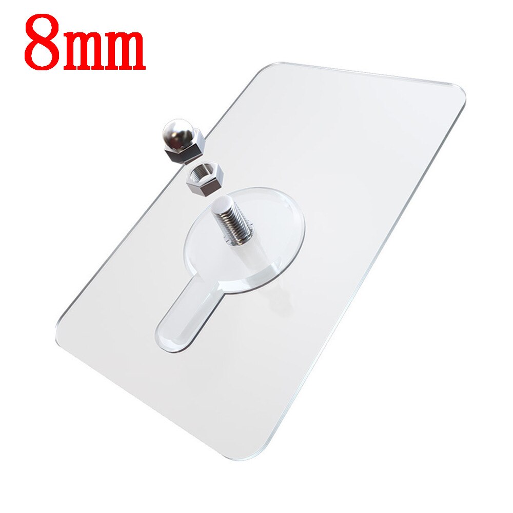 Useful PVC Strong Adhesive Nails Wall Poster Non-trace Stick Wall Hook Durable Practical Transparent Screw Wall Nails: XQ3215