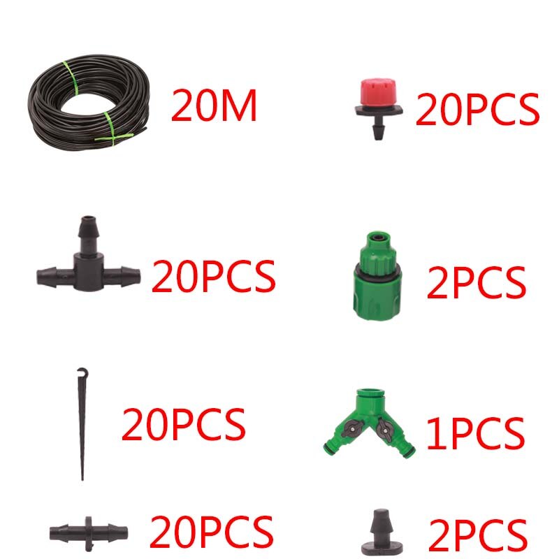 10 mt/25 mt/30 mt Automatische Bewässerung Gerät Intelligente Drip Garten Bewässerung System Bewässerung Tropf Bewässerung Set brunnen Sprinkler: 20M  style 2