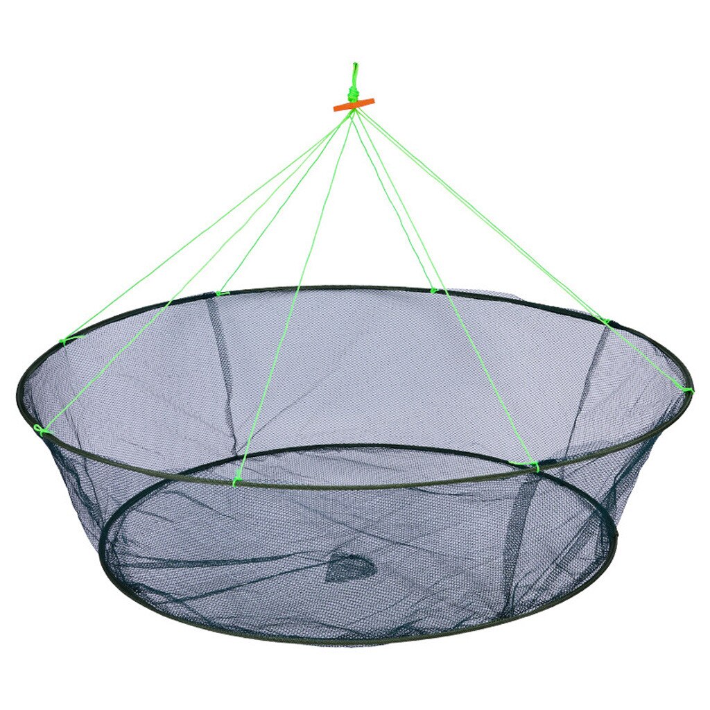 pliable goutte grand filet de pêche en Nylon Durable filet d'atterrissage crevette appât crabe crevette piège à poisson fonte réseau de pêche: Default Title