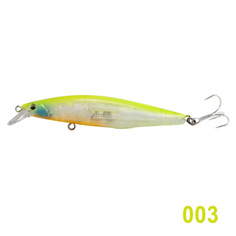 hunthouse fishing lure marine gang slow floating minnow suspending swimbait seabass trout hard bait wobber: 003