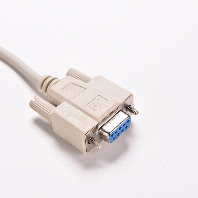 1PC 5ft F/F Serial RS232 Null Modem Cable Female to Female DB9 FTA Cross Connection 9 Pin COM Data Cable Converter PC Accessory