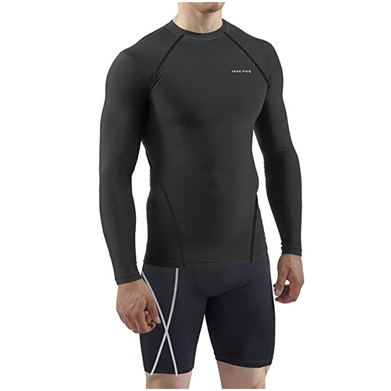 TakeFive Editie mannen Huid Strakke Compressie Base Layer Running Shirts-NT001