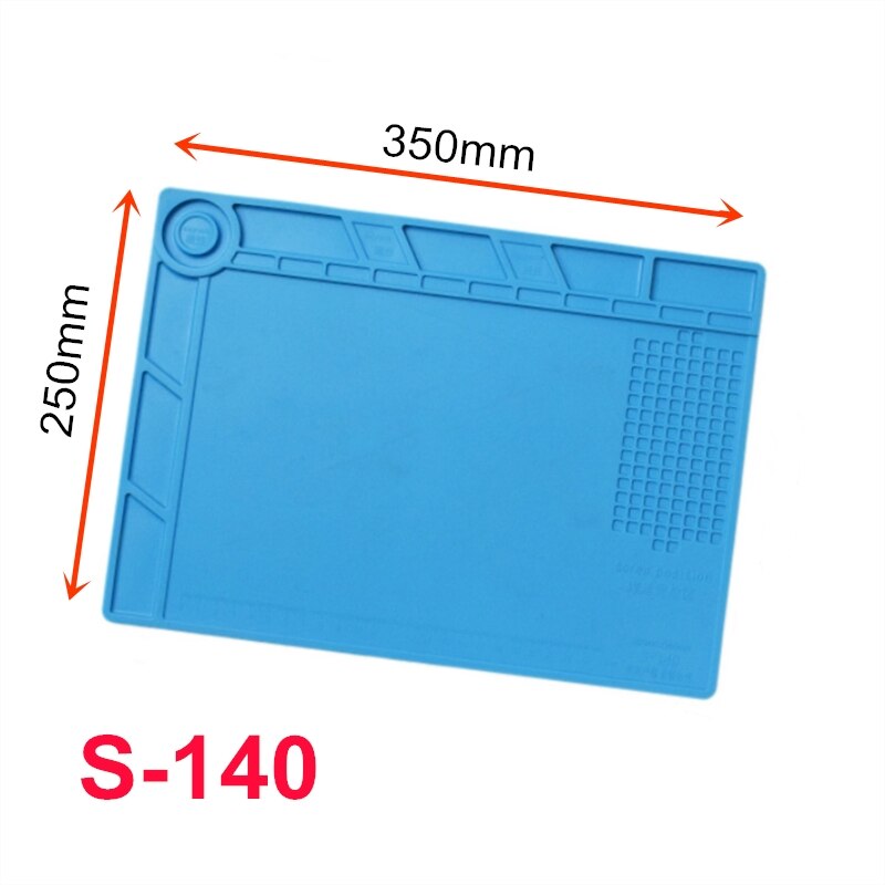Wärmedämmung Arbeits matt Wärme-Besteändig S160 S170 S130 S140 Silikon Lözehn Reparatur Bahnhof Isolierung Pad Isolator Pad