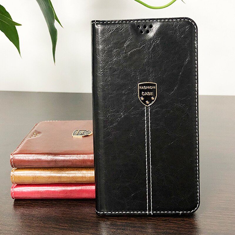 Stand PU Leather Wallet Cover Case Voor Asus Zenfone 3 Max ZC520TL X008D 5.2 "Boek Cover Case Voor asus Zenfone ZC 520TL: Black