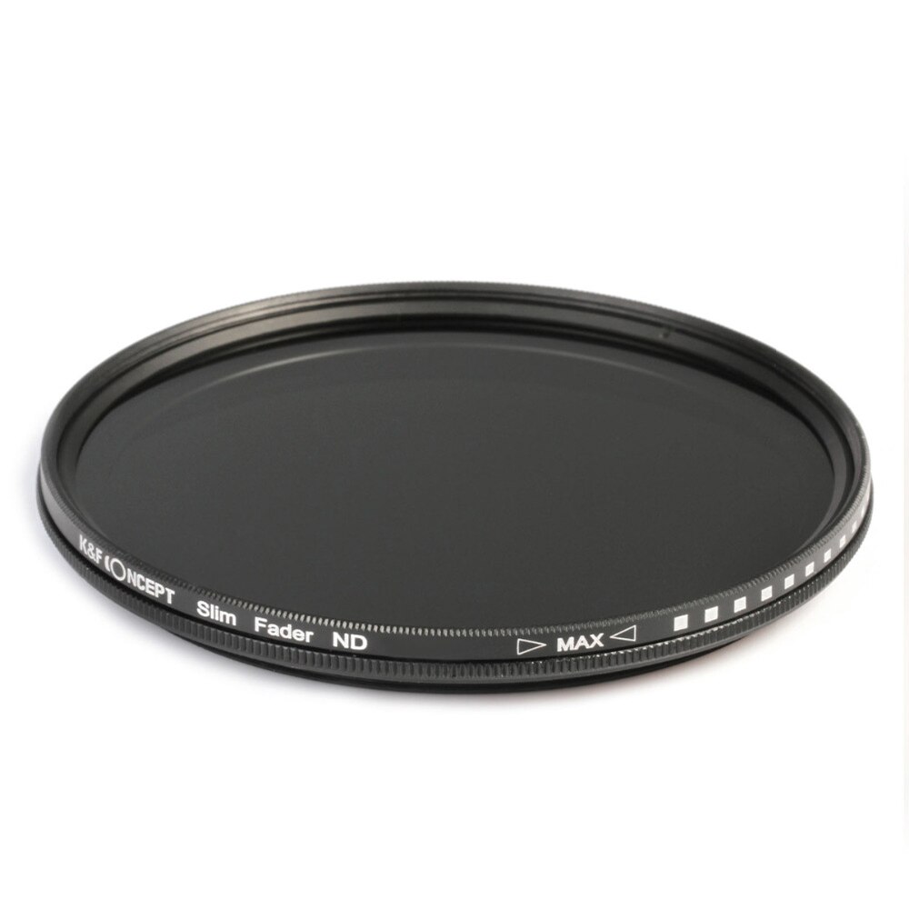 K & F CONCEPT 40.5 ~ 82MM Slim Fader Variabele ND Filter Verstelbare ND2 om ND400 Neutral Density voor canon 7D 50D 60D