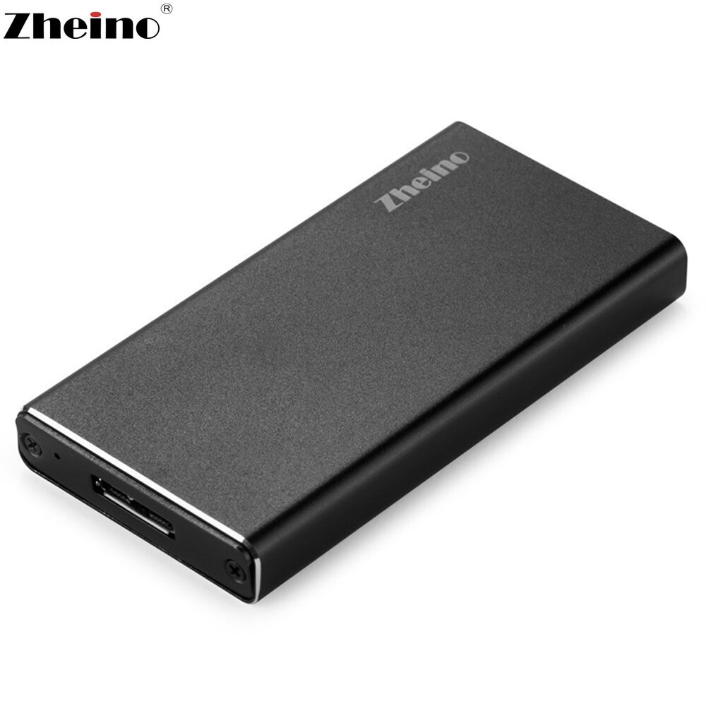 Zheino Usb 3.0 Naar Msata Ssd Mini Case Aluminium Externe Behuizing Voor Msata/Half Size Ssd