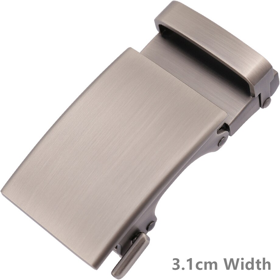 3,1-3,2 cm Rachet Gürtel Schnallen Zink-legierung Klicken Gürtel Schnalle Kopf Geeignet 3-3,1 cm breite Lochlosen Automatische Gürtel B987
