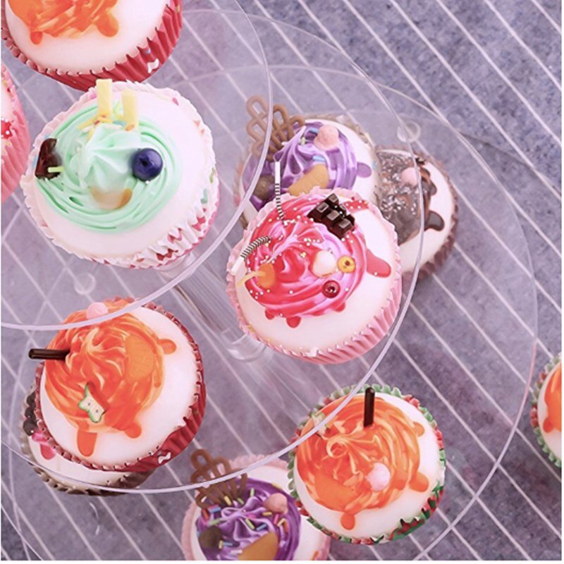 Cake Rack Transparent Multilayered Acrylic Cake Stand Food Display Stand For Fruit Dessert Snack