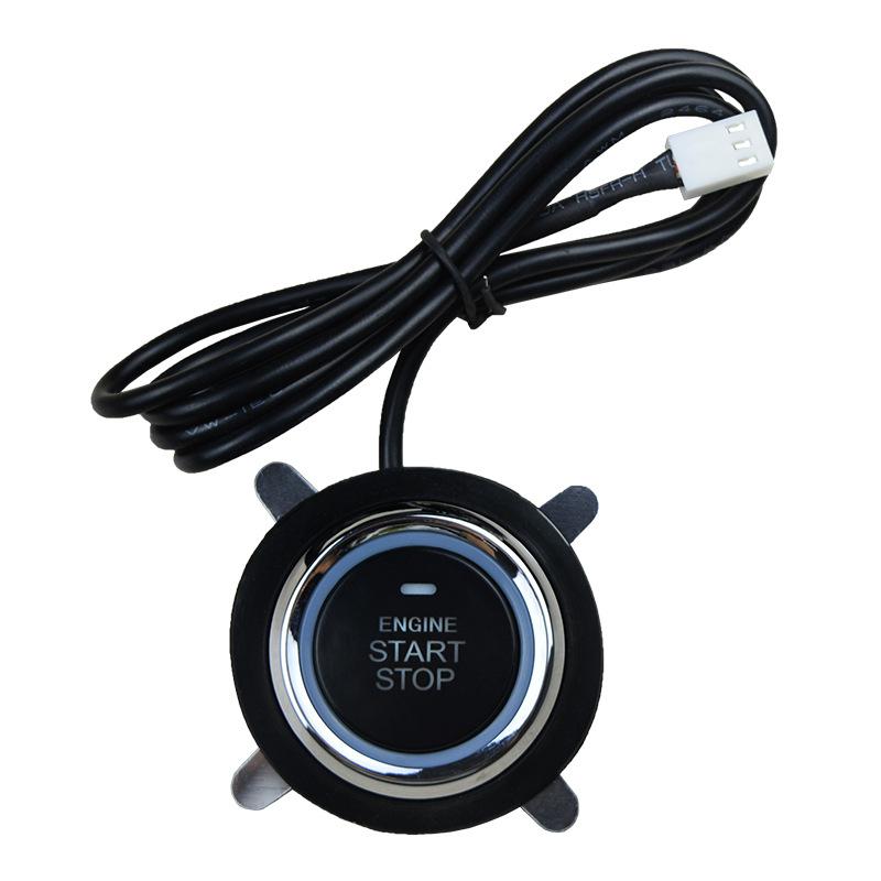 12V Universal 8Pcs Car Alarm Keyless Start Security System PKE Induction Anti-theft Keyless Entry Push Button Remote System