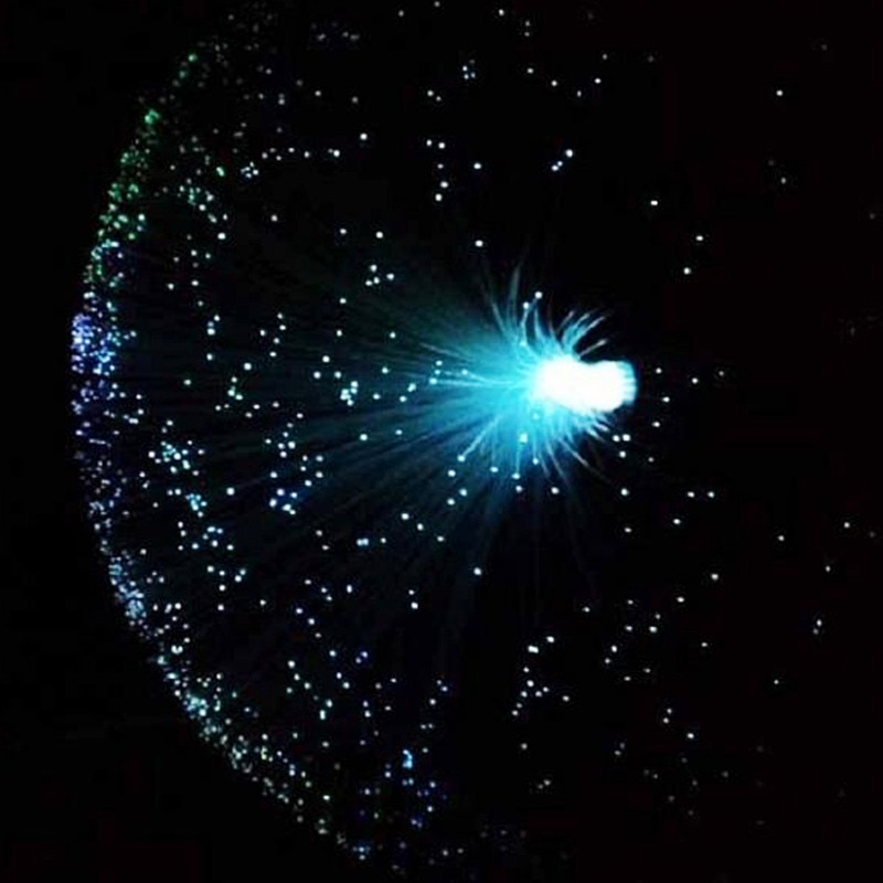 Flerfärgad led fiberoptisk lampa ljus bröllop mittpunkt optisk fiber led-belysning  p0.11