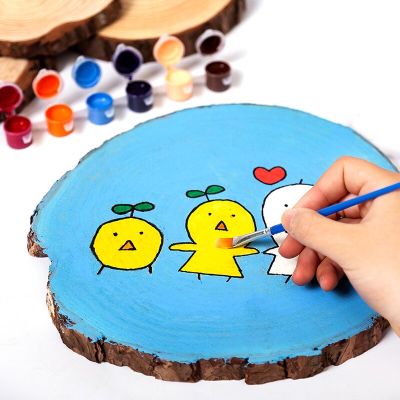 B.F.brother craft supplies crafts diy hobbies and crafts materials for diy Round wooden plate handmade material