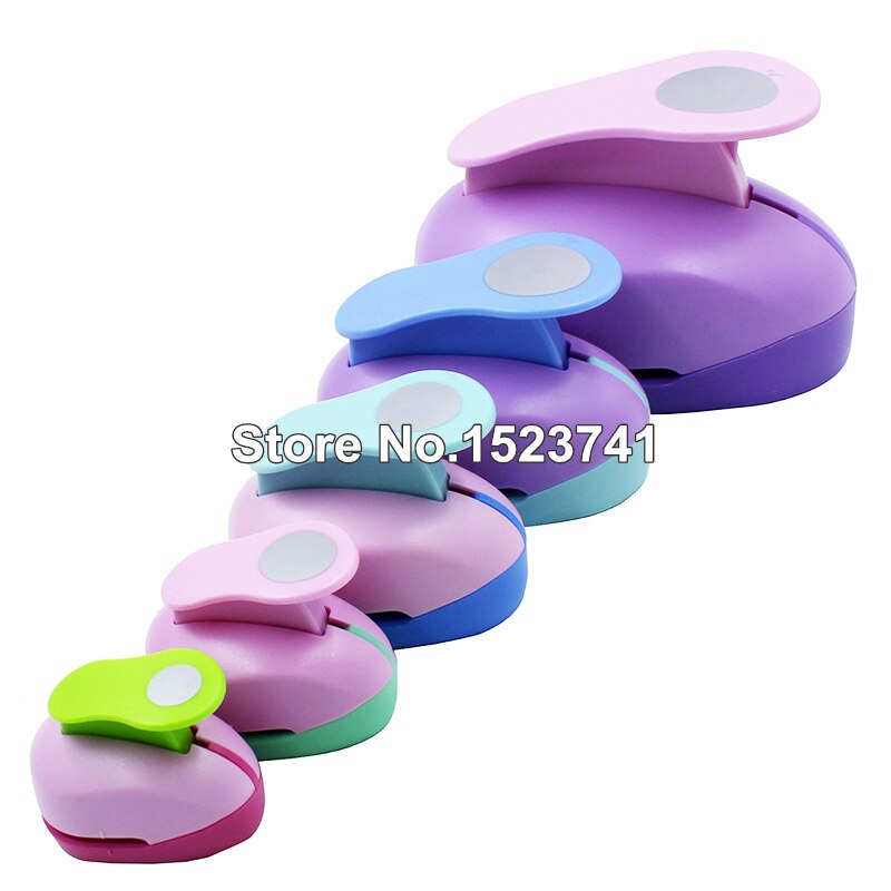 1pc 2 &quot;  (50mm)  cirkler rund form spar indsats gør det selv eva skum hul papir kort scrapbog stor hulmaskine papirskærere leverandør