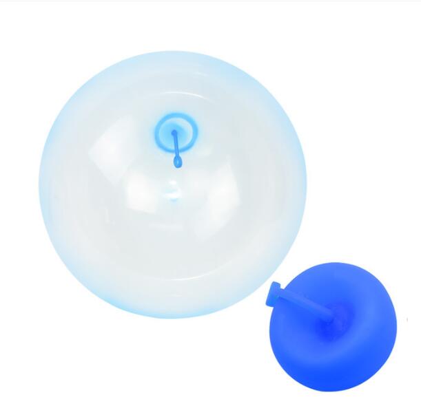 Durable Magic Bubble Ball Inflatable Fun Ball Amazing Tear-Resistant Super Wubble Bubble Ball Inflatable Outdoor Balls: 40cm / Blue