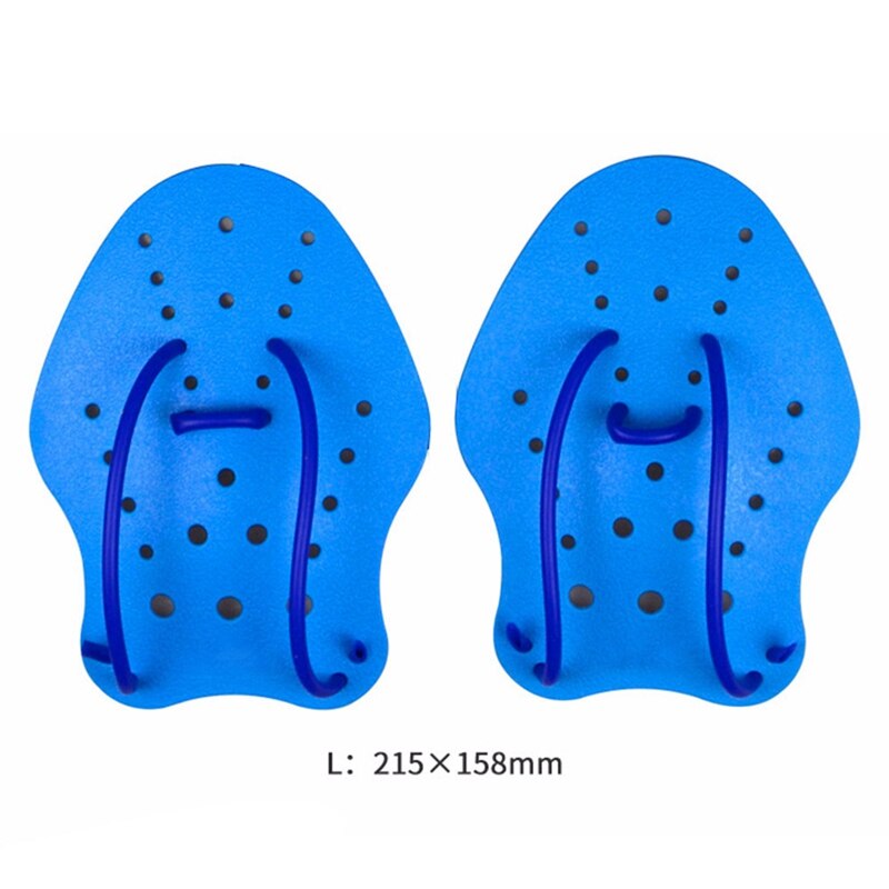 1 par svømmehansker med svømmehud palmer vannski slag treningspadler barn voksne dykkerhansker trening fingerløs