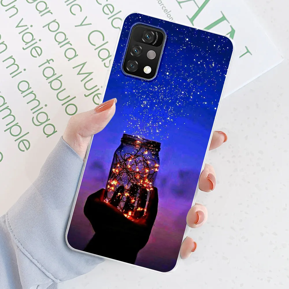 For Umidigi A11 Pro Max Case For Umidigi A11 ProMax Cover Printing Clear Silicone Soft Cases Coque For Umidigi A11 Pro Max Funda: Brown