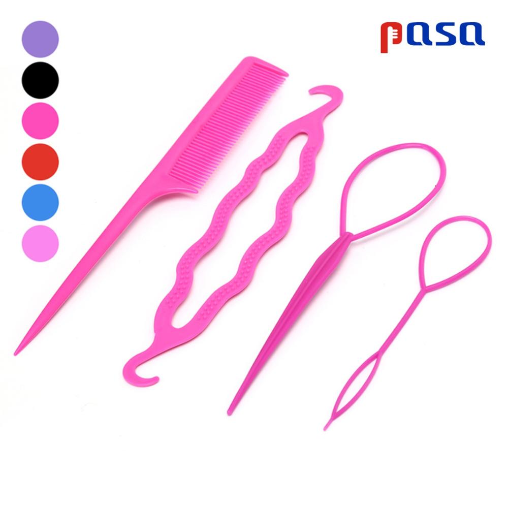 Hair Braiding Tool Weave Sponge Plait Twist Hair Braider DIY Styling Tool Holdr Clip Hair Accessorie Loop Styling Ponytail